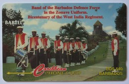 BARBADOS - GPT - Defense Force Band - BAR-88A - 88CBDA - 1996 - Used - Barbados