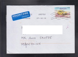 FRANCE, COVER / CARS, POST / REPUBLIC OF MACEDONIA ** - Poste