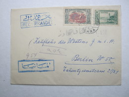 1914 , Einschreiben Aus ADANA Nach Berlin - Lettres & Documents