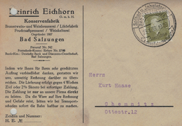 Ebert - Bad Salzungen Solbad Und Inhalatorium 1933 - Skrofulose Halsdrüsengeschwulst - Aktenlochung - Bäderwesen