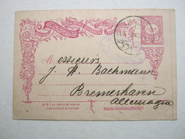 1904 , Ganzsache  Aus ALEPPO   Nach Deutschland - Briefe U. Dokumente