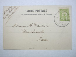 1904 , Karte Aus SCUTARI Nach Italien - Briefe U. Dokumente