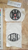 PARTIZAN PFC SERBIA BELGRADE SERBIAN FOOTBALL CLUB LOT PATCH EMBLEM FLICKEN INSIGNIA SIGN LOGO FORMER YUGOSLAVIA Fußball - Kleding, Souvenirs & Andere