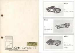 Catalogue F.D.S. AUTOmodelli 1977? 1/43 Francesco Di Stasio Napoli White Metal - Catalogues & Prospectus