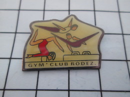 1216b Pin's Pins / Beau Et Rare / THEME : SPORTS / CLUB GYMNASTIQUE RODEZ - Gimnasia