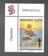 Monaco 2020 - Yv N° 3232 ** - Concours International De Bouquets - Ungebraucht