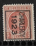 Charleroy 1923  Typo Nr. 79B Hoekje Linksboven - Typos 1922-31 (Houyoux)