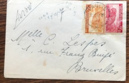 Lettre CONGO BELGE PAULIS COB 240+261 Sur Lettre - Lettres & Documents