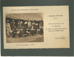 Curiosités Africaines Trônes Des Anciens Rois Du Dahomey Société Des Missions Africaines Trône Sur Crânes Humains Roi Gl - Dahomey