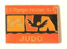 Pin's U.S OLYMPIC FESTIVAL'91 - JUDO - Le Logo - USC USOC - J364 - Judo