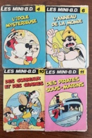 Mini-récit MICKEY. Lot 4 Numéros Différents (MICKEY, DONALD, PLUTO...) 4+6+10+11 - Journal De Mickey