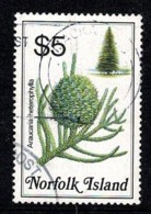 Norfolk Island 1984 Flowers $5 Pine Used - Norfolk Island