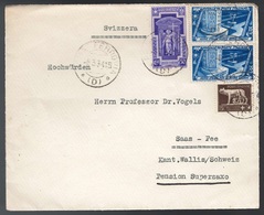 Regno, Busta Del 1934 Per La Svizzera Con Affrancatura Multipla   -CP49 - Poststempel