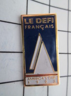 1216b Pin's Pins / Beau Et Rare / THEME : SPORTS / VOILE LE DEFI FRANCAIS AMERICA'S CUP 1992 Encore Un Naufrage ! - Segeln