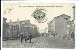 SAINT-CHAMOND (1905) Rue De Saint-Étienne - Entrée Des Aciéries - VENTE DIRECTE X - Saint Chamond