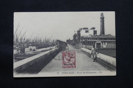 PORT SAÏD - Affranchissement Plaisant  Mouchon Sur Carte Postale En 1925 - L 58304 - Briefe U. Dokumente