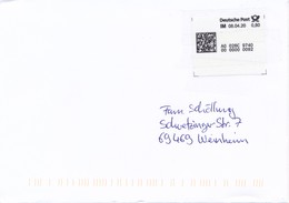 BRD / Bund DP - Label Bremen IM 2020 0,80 Euro - Storia Postale