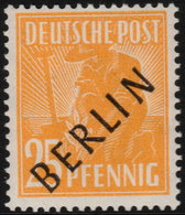 ✔️ West Berlin 1948 - Schwarzaufdruck Black Overprint - Mi. 10 ** MNH - Signed BPP Schlegel - Ongebruikt