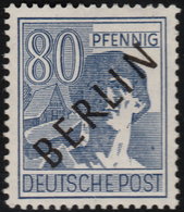 ✔️ West Berlin 1948 - Schwarzaufdruck Black Overprint - Mi. 15 ** MNH - Signed BPP Schlegel - Ongebruikt