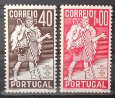 PORTUGAL N° 586 ET 587 COTE 26 € NEUF * MH 4è CENTENAIRE DE LA MORT DU POETE GIL VINCENTE - Unused Stamps