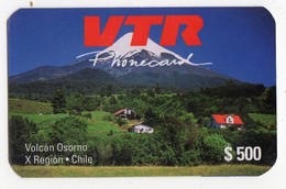 CHILI  Recharge VTR 500 $ VOLCAN OSORNO MINT - Cile