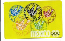MEXICO 1968 - Carte En Feutrine N°7 Laper Ed. - Mexique