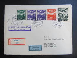 BRIEF Presov - Bratislava Flugpost Luftpost  1943 ///// K2737 - Covers & Documents