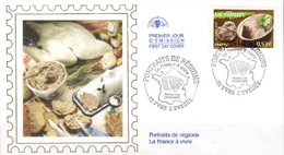 France 3773 Fdc Gastronomie, Rillettes Du Mans, Oie - Food