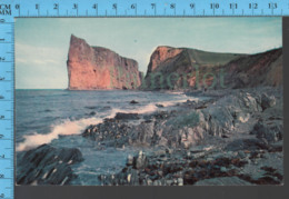 Percé Quebec - Pitoresque Vue Du Rocher  De La Plage Nord - Pub.Henderson , Postacrd, Carte Postale - Percé