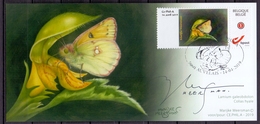 Belgie - 2019 -** Max. Kaart - Auvelais - 14 - 04 - 2019 - Gele Luzerne Vlinder  ** M.Meersman - Met Handtekening - Ungebraucht