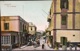 EGITTO, EGIPT........Assiut...Asyut.....Rue El Mohatta....1910/20 Ca. - Asiut