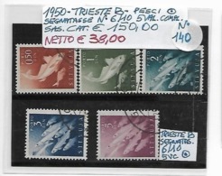 ITALIA ʘ 1950 TRIESTE Zona B - PESCI, SEGNATASSE - Impuestos
