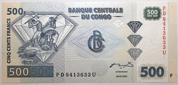 Congo (RD) - 500 Francs - 2002 - PICK 96a - NEUF - Demokratische Republik Kongo & Zaire