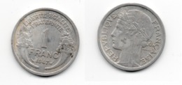 1 Franc - Morlon, Légère - Aluminium - ETAT TB - 1947 - G 473b - F 221-11 - 1 Franc