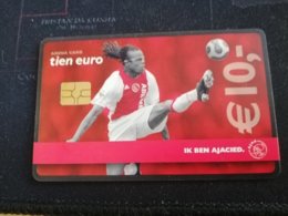 NETHERLANDS  ARENA CARD FOOTBAL/SOCCER  AJAX AMSTERDAM €10,- EDGAR DAVIDS  USED CARD  ** 1417 ** - Public