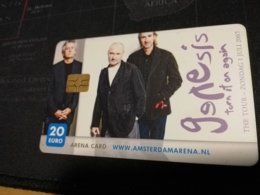 NETHERLANDS  ARENA CARD  GENESIS TURN IT ON AGAIN      €20- USED CARD  ** 1434** - Publiques