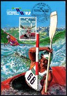 ITALIA MEZZANA IN VAL DI SOLE (TN) 1993 - CAMPIONATI DEL MONDO CANOA / KAYAK - DISCESA - CARTOLINA UFFICIALE - Kanu