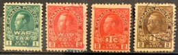 CANADA - (0) - 1915-1916 - # MR1/4 - Kriegssteuermarken