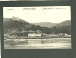 Burguine Gasthof Und Restauration Zum Braunen Kirschen Greifenstein An Der Donau édit. M. Gauauser N° 4008 A Bateau - Tulln