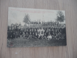 CPA 51 Marne Sézanne Les Fêtes D'inauguration Du Hangar Et Terrain Aviation 1913 Sociétés Ayant .... - Sezanne