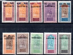 Haute-Volta  Obervolta Y&T 18* - 27* (quelques Timbres Sont **) - Unused Stamps
