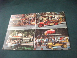 MAIN STREET  USA  DISNEY VEDUTE MEZZI DI TRASPORTO AUTO CAR TRAM - Disneyland