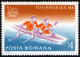 ROMANIA 1984 - OLYMPIC GAMES LOS ANGELES 1984 - CANOEING - MINT - Kanu