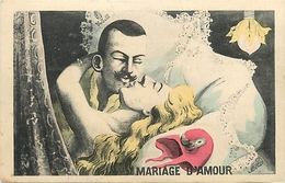 MILLE ILLUSTRATEUR - MARIAGE D' AMOUR - CPA PRECURSEUR - CACHET DE LA COLLECTION FILDIER - TRES BEL ETAT. - Mille