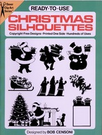 Christmas Silhouettes By Bob Censoni Ready-to-Use Dover Clip-Art Series (excellent Pour Les Graphistes) - Beaux-Arts