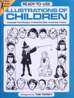 Illustrations Of Children By Tom Tierney Ready-to-Use Dover Clip-Art Series (excellent Pour Les Graphistes) - Fine Arts