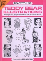 Teddy Bear Illustrations By Ted Menten Ready-to-Use Dover Clip-Art Series (excellent Pour Les Graphistes) - Schöne Künste