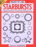 Starbursts By Ted Menten Ready-to-Use Dover Clip-Art Series (excellent Pour Les Graphistes) - Belle-Arti