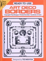 Art Deco Borders By Ted Menten Ready-to-Use Dover Clip-Art Series (excellent Pour Les Graphistes) - Belle-Arti