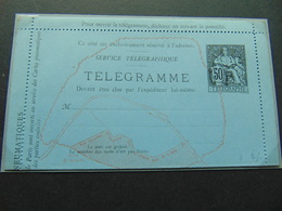Carte Lettre Pneumatique Télégramme à 50 Centimes N°. E5 (Storch) Neuve - Pneumatische Post